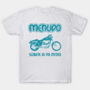 Súbete a mi Moto Blue T-Shirt